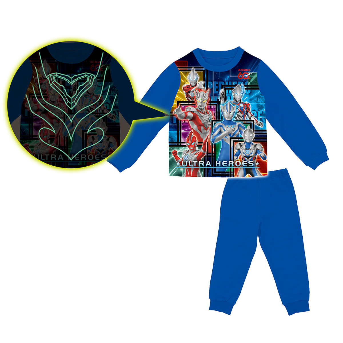 ウルトラヒーローズ 光る！変身パジャマ